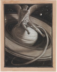 (奥马尔-哈亚姆的《鲁巴雅特》插图）土星宝座