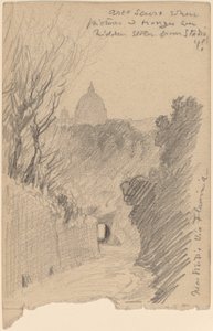 Arco Oscuro--跨越Via Fiaminia，约1890年。 作者 伊莱休·维德