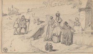 父与子，约1859年。 作者 伊莱休·维德