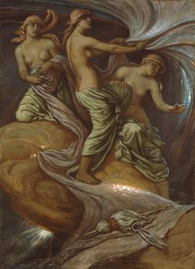 命运聚集在星空中，1887年。