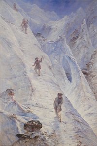 阿尔卑斯山攀登者，1869年。