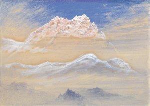 山景：从意大利鲁德曼斯多夫附近看到的特隆阿尔卑斯山脉的一部分