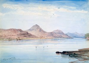 在尼罗河上（Gebel el Mody），努比亚，1861年