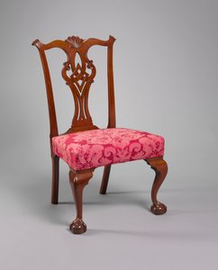 边椅，约1775年。 作者 埃利法莱·查平