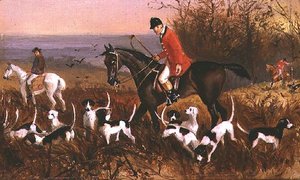 艾塞克斯的Pardon Hall狩猎场景 作者 伊丽莎白·阿克赖特（Elisabeth Arkwright）