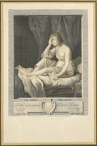 La Vertu Irresolue，路易·丹纳（Louis Dennel）雕刻（1741-86年）（雕刻）