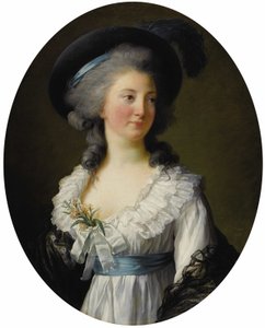 法文：莫尔顿夫人肖像，莫尔顿伯爵夫人 de Chabrillan 莫尔顿夫人肖像，Chabrillan 伯爵夫人，与 Izabela Czartoryska 错认