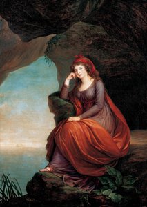 "玛丽-路易丝-伊丽莎白-维吉-勒布伦（Vigee-Lebrun）（1755-1842 年）的画像 1793 年 列支敦士登博物馆 维埃纳-奥特里舍省 作者 伊丽莎白·路易丝·维吉·勒布朗