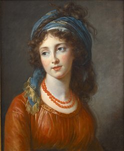 阿格拉·德·格拉蒙特（Aglae de Gramont）的肖像，生于波利尼亚克1768-1812，1794年 作者 伊丽莎白·路易丝·维吉·勒布朗