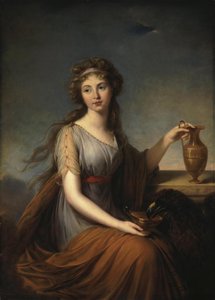 安娜·皮特（Anna Pitt）肖像，赫伯，1792年 作者 伊丽莎白·路易丝·维吉·勒布朗