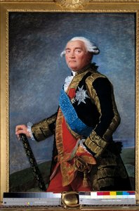 菲利普·亨利的肖像，塞古尔侯爵（1724-1801 年）法国部长元帅玛丽·伊丽莎白·路易丝·维吉勒布伦（或维吉勒布伦或维吉勒布伦）（1755 年至 1842 年）的绘画。 1789. 尺寸 1.15x0.81 米。 - 菲利普·亨利 (Philippe Henri) 的肖像，塞古尔侯爵 (172) 作者 伊丽莎白·路易丝·维吉·勒布朗