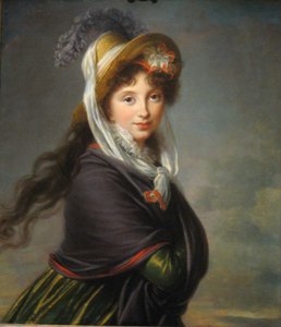 伊琳娜·伊凡诺芙娜·沃龙佐娃（Irina Ivanovna Vorontsova）肖像，内伊兹马伊洛娃（NéeIzmaylova）1768-1848年，约1797年 作者 伊丽莎白·路易丝·维吉·勒布朗