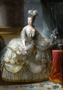 1755-1793年法国玛丽·安托瓦内特女王的画像 作者 伊丽莎白·路易丝·维吉·勒布朗