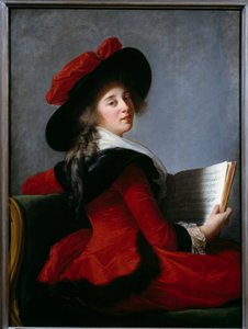 克鲁索男爵夫人的画像。 Marie Elisabeth Louise Vigee Le brun（或 Vigee-Lebrun 或 Vigee Lebrun）的绘画（1755-1842 年） 作者 伊丽莎白·路易丝·维吉·勒布朗