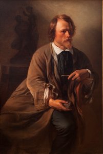 雕塑家Jens Adolf Jerichau，艺术家的丈夫，1846年