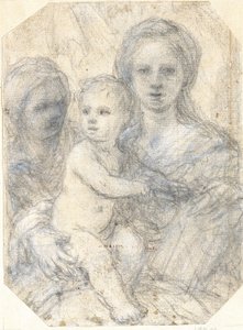 圣母与圣婴 作者 伊丽莎白·赛拉妮（Elisabetta Sirani）