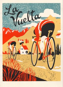 La Vuelta，2015（丝网印刷）
