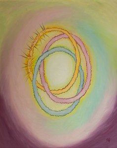俄罗斯结婚戒指：三重结婚戒指是神格的象征，它简单而美丽，2001年（船上有油） 作者 伊丽莎白王