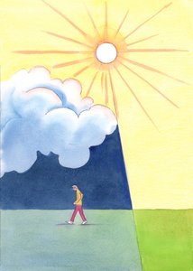 一个拒绝上帝的人走进了属灵的黑暗，2003年（纸上w - c） 作者 伊丽莎白王