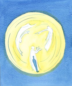 一个通过洗礼分享神的一生并处于恩典状态的人可以确定，当她以基督的名义向父祷告时，他以圣灵的方式听到并回答，2003年（w - co 作者 伊丽莎白王