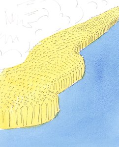 在天堂中的许多人中，有父母希望在世俗生活中得到孩子的爱和感谢，2004年（纸上写有w - c） 作者 伊丽莎白王