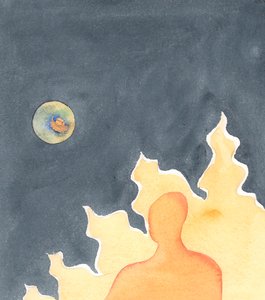 当上帝之子从天堂向下俯瞰祂将要进入的污秽和黑暗时，当祂来到我们罪恶的世界时，祂看到了圣母玛利亚，在她的同意下，祂已经为纯洁的祂准备好了一个安全的地方。 作者 伊丽莎白王