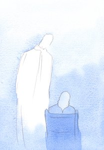 当我们向“耶稣的圣心”祈祷时，他温柔的心渴望帮助我们渡过难关并帮助我们的朋友，2002年（纸上写真） 作者 伊丽莎白王