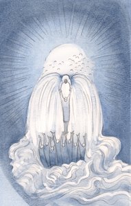 基督是恩典的“瀑布”。他在弥撒中将我们所有人提升到了天父我们的父上帝，在圣灵中，所有恩典的源头，2000年（纸上w - c） 作者 伊丽莎白王