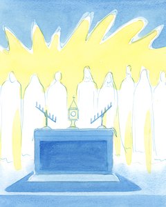 基督喜欢通过他在2003年圣礼中的真实存在为他的朋友们带来提神和新的勇气（纸上写有w - c） 作者 伊丽莎白王