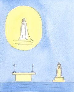 基督的圣母玛利亚应受尊敬，2004年（纸上写真） 作者 伊丽莎白王