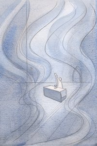 基督的荣耀就像一团大火，照亮了我们的圣所：凭着真正的信念，谁能从这样的视线中分心呢？，2001年（纸上w - c） 作者 伊丽莎白王