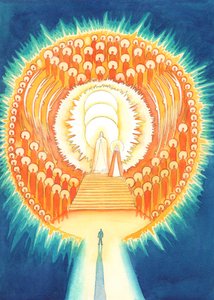 我们每个人都应时不时地反思：“我准备好进入天堂的荣耀了吗？”，2004年（纸上w - c） 作者 伊丽莎白王