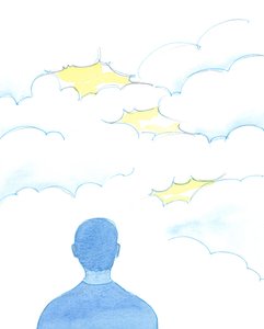 每个真正在沉思中经历上帝并能够描述这些事情的人都像是一个人，通过“云”中的缝隙瞥见了明亮的景象，这是“神圣的生命和永恒” 作者 伊丽莎白王