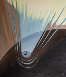 每一项信仰行为都像来自黑暗世界的希望之声，2001年（船上有油） 作者 伊丽莎白王
