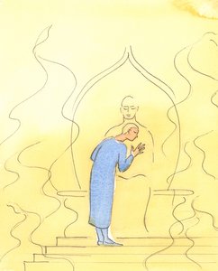父神可以借着他的火热荣耀吸引我们祷告，直到我们有福地亲密地倚靠在父亲的心上，就像一个孩子在父亲胸前的孩子一样，自信地被人听到。（2004年， 作者 伊丽莎白王