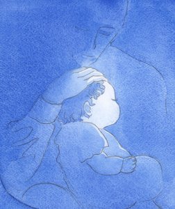 父神爱我们作为他的儿女，他们带着温柔而不间断的爱，2002年（纸上写真） 作者 伊丽莎白王