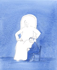 父神在祷告中向我表明，当我被宽恕，喜乐并与慈善机构非常亲近时，就像我抚摸我的头发一样，我静静地坐在他的脚下。（2004年） （w - 作者 伊丽莎白王