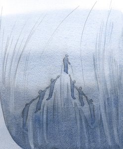 我看到通过我们为某人的祈祷，以及她为我们的祈祷，我们彼此靠近了上帝的心。，2001年（纸上w - c） 作者 伊丽莎白王