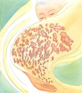 在上帝看来，死去的小婴儿-在出生前或出生后-就像流星一样，它们会短暂闪耀，然后从天上掉下来，2002年（纸上写有w - c） 作者 伊丽莎白王