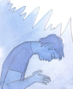 这是一个可怕的时刻，当一个死去的人遇见上帝，承认他已被放上地球去爱和侍奉上帝，并在他身上找到真正的喜乐，2004年（纸上写真） 作者 伊丽莎白王