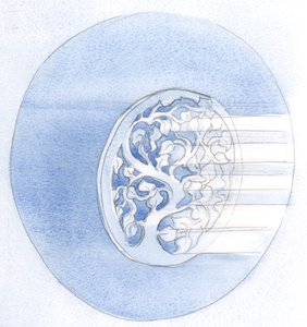 就像可以通过添加的物质修复破损的设计（在金板上）一样，我们的祈祷也可以通过与基督的祈祷（2000年在纸上写成）结合而变得完美。 作者 伊丽莎白王