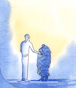 像可怜的乞g一样，我们需要基督的帮助，每当我们以他的名字2002年祈祷时，他都会代我们向天父祈求（纸上写有w - c） 作者 伊丽莎白王
