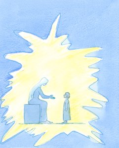 玛丽的构想完美无瑕，2003年（带纸） 作者 伊丽莎白王