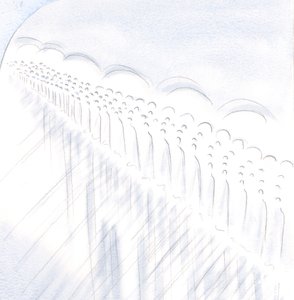 当基督在圣餐中团结我的灵魂与对天使和圣人的敬拜时，我的喜悦满溢，2000年（纸上写有） 作者 伊丽莎白王