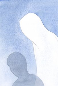 我们的祝福女士解释说：“我是你的母亲”，也是每个人的母亲。她的爱不是特殊的特权，而是事实。，2001年（纸上w - c） 作者 伊丽莎白王