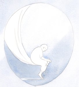 我们的小毛病就像是旅途中坐在神的怀抱中从脚上掠过的一点点距离。，2001年（纸上w - c） 作者 伊丽莎白王