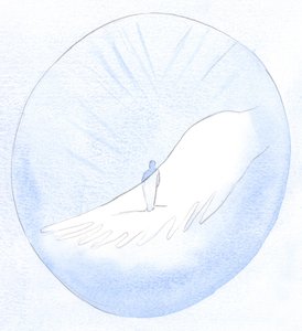 说我们的祈祷并相信他们的祈祷，是由于圣灵的行为，是他的同在的证明。没有他，我们无法说出一个美好的祈祷，2001（写在纸上）