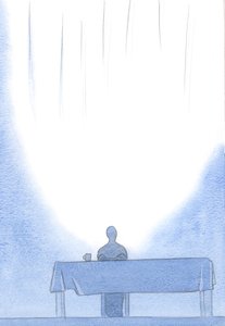 以基督的名义感恩的食物是神圣的感恩，是在神圣的陪伴下，2001年制作的（带纸的w - c） 作者 伊丽莎白王