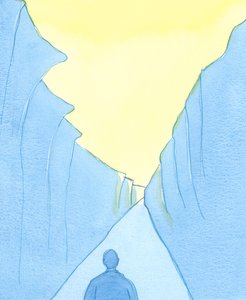 基督徒的生活包括对基督的信任，放弃罪恶，甚至在黑暗中跟随他的道路，走向天堂的荣耀，2003年（纸上有字） 作者 伊丽莎白王