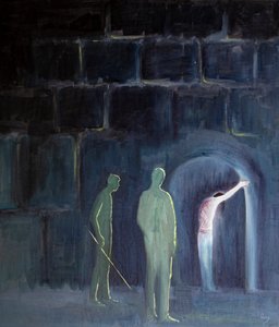 父亲为了我们的救赎而让儿子遭受罪恶的影响，2001年（船上积油） 作者 伊丽莎白王